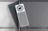 White-Metal-Bookmark-with-Custom-Cutout-and-Black-Spot-Color-Logo