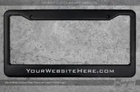 License-Plate-Frame-Black-Metal-Laser-Etched-Logo