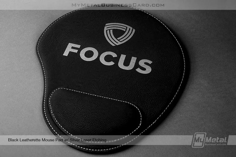 Black-Leatherette-Mouse-Pad-Focus-Logo