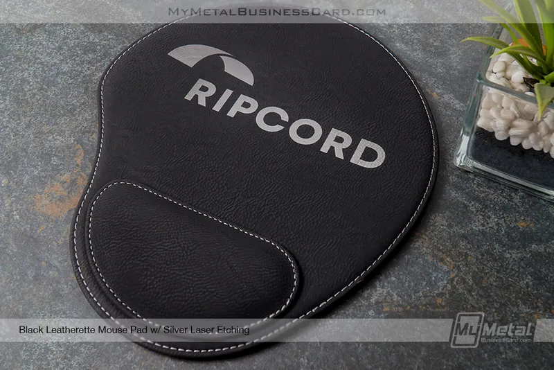 Black-Leatherette-Mouse-Pad-With-Rest-