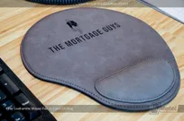 Gray-Leatherette-Mouse-Pad-Mortgage-Guys-Desk