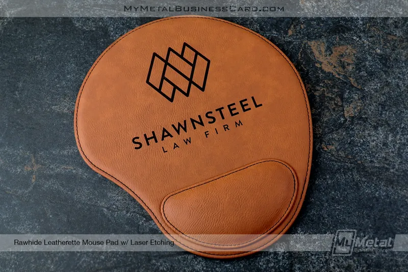 Rawhide-Leatherette-Mouse-Pad-Shawn-Steel-Lawfirm