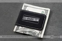 Black-Leatherette-Money-Clip-Rio-Grande-Fence
