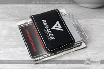 Black-Leatherette-Money-Clip-Paradox-Logo