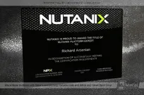 Black-Metal-Invitation-Award-Plaque-With-Variable-Data-Laser-Etching-Cutouts-White-Green-Spot-Color