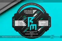 Black-Metal-Invitation-Custom-Cutout-Silver-Laser-Etching-Spot-Color