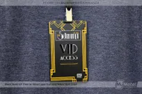 Elegant-Black-Metal-VIP-Access-Pass-With-Gold-Spot-Color