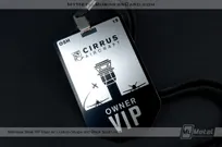 Metal-VIP-Pass-With-Custom-Shape-Black-Spot-Color
