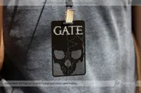 Unique-Black-Metal-VIP-Pass-With-Cutout-Skull-Logo