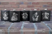 Black-Metal-Flasks-For-Groomsmen-With-Custom-Etching