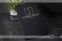Black-Leatherette-Journal-Square-Initial-Logo