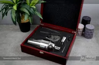 Rosewood-Finish-Martini-Set-Inside-View