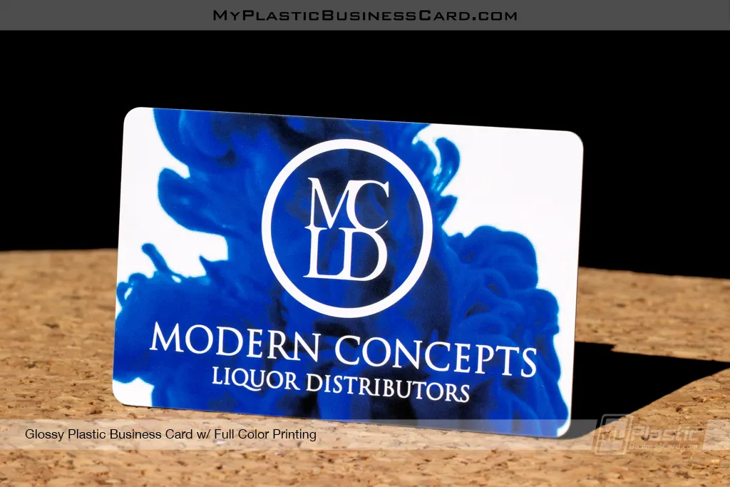 Glossy Plastic Business Cards